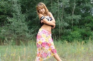 Little Liza xxx photo collection featuring Liza in masturbation scene